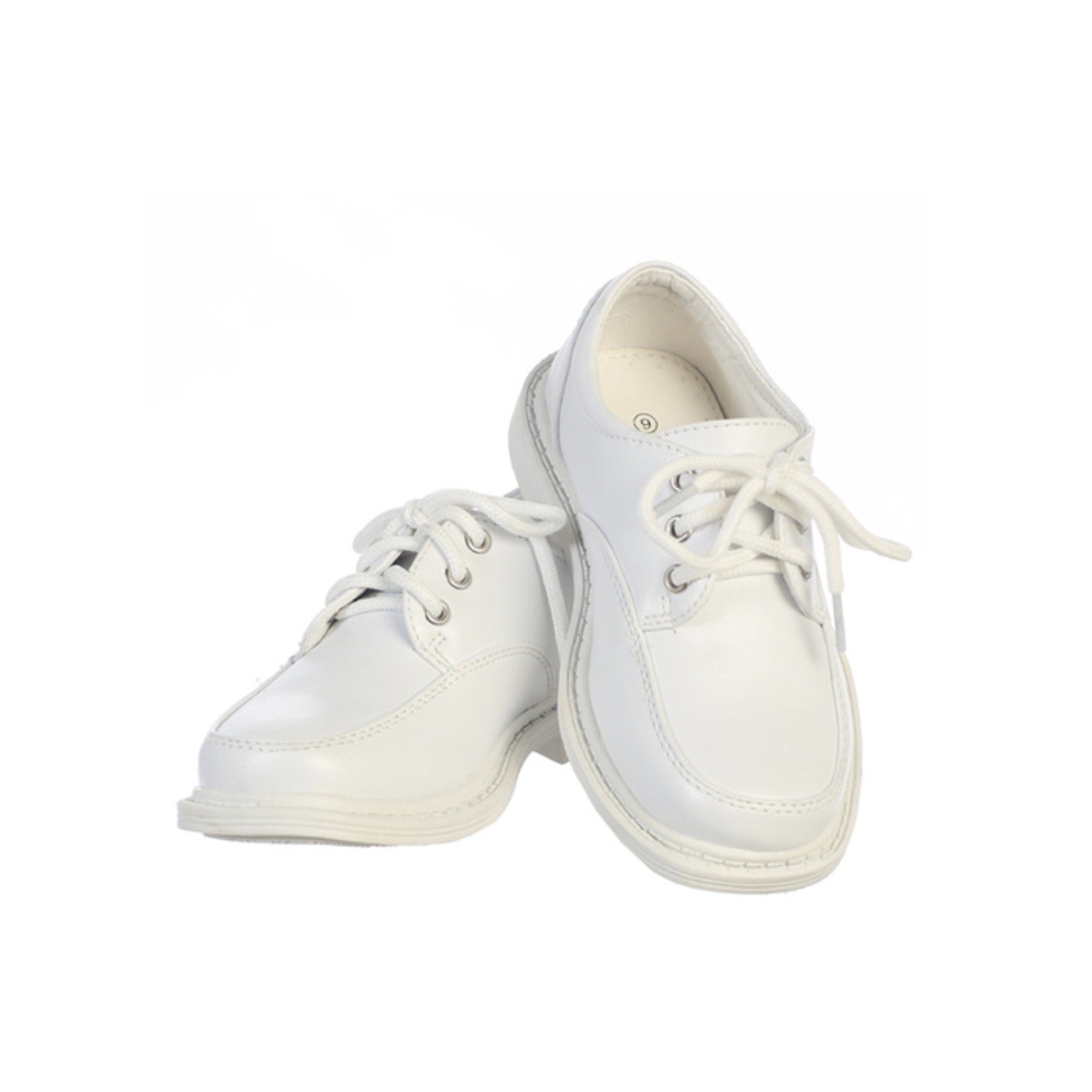 NEW Boy's Communion Dress Shoe - White/Matte Lace Up - Size 13 - Image 2
