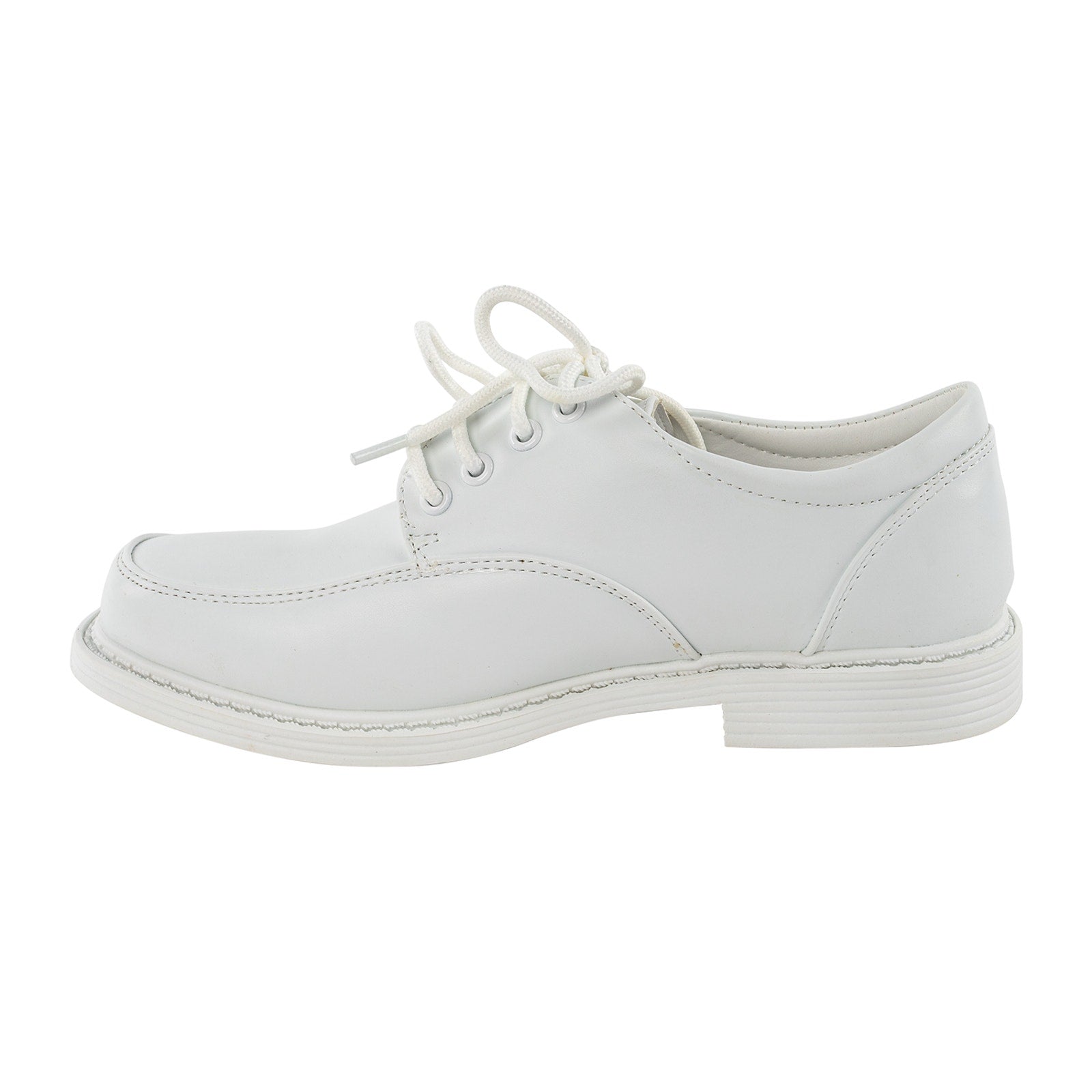 NEW Boy's Communion Dress Shoe - White/Matte Lace Up - Size 13 - Image 3