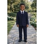 NEW Boys First Holy Communion Suit - Navy 5 Piece w/Garment Bag - Size 6